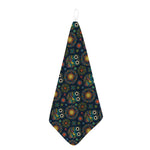 Bohemian Owl Pattern Print Hand Towel