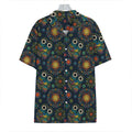 Bohemian Owl Pattern Print Hawaiian Shirt