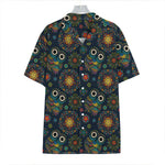 Bohemian Owl Pattern Print Hawaiian Shirt