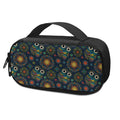 Bohemian Owl Pattern Print Portable Cooler Travel Case