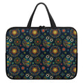 Bohemian Owl Pattern Print Laptop Sleeve With Handle