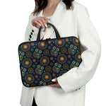 Bohemian Owl Pattern Print Laptop Sleeve With Handle