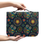 Bohemian Owl Pattern Print Leather Bible Cover