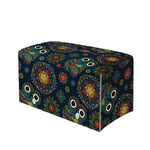 Bohemian Owl Pattern Print Leather Tissue Box Cover
