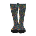 Bohemian Owl Pattern Print Long Socks