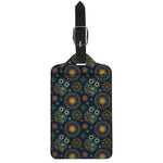 Bohemian Owl Pattern Print Luggage Tag