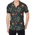 Bohemian Owl Pattern Print Men's Shirt
