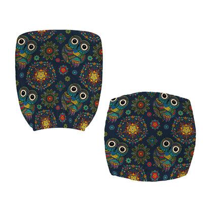 Bohemian Owl Pattern Print Office Chair Cover