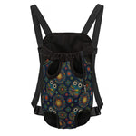 Bohemian Owl Pattern Print Pet Carrier Backpack