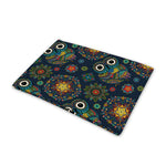 Bohemian Owl Pattern Print Pet Cooling Mat Cover
