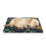 Bohemian Owl Pattern Print Pet Cooling Mat Cover