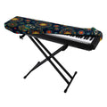 Bohemian Owl Pattern Print Piano Keyboard Cover