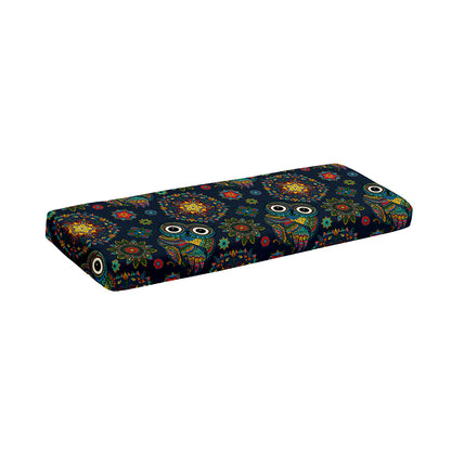 Bohemian Owl Pattern Print Piano Keyboard Cover