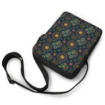 Bohemian Owl Pattern Print Rectangular Crossbody Bag