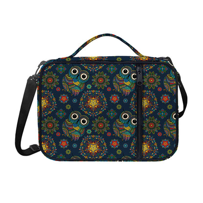Bohemian Owl Pattern Print Shoulder Strap Bible Bag