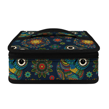 Bohemian Owl Pattern Print Small Lunch Bag