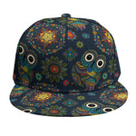 Bohemian Owl Pattern Print Snapback Cap