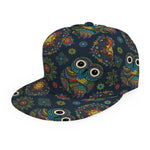 Bohemian Owl Pattern Print Snapback Cap
