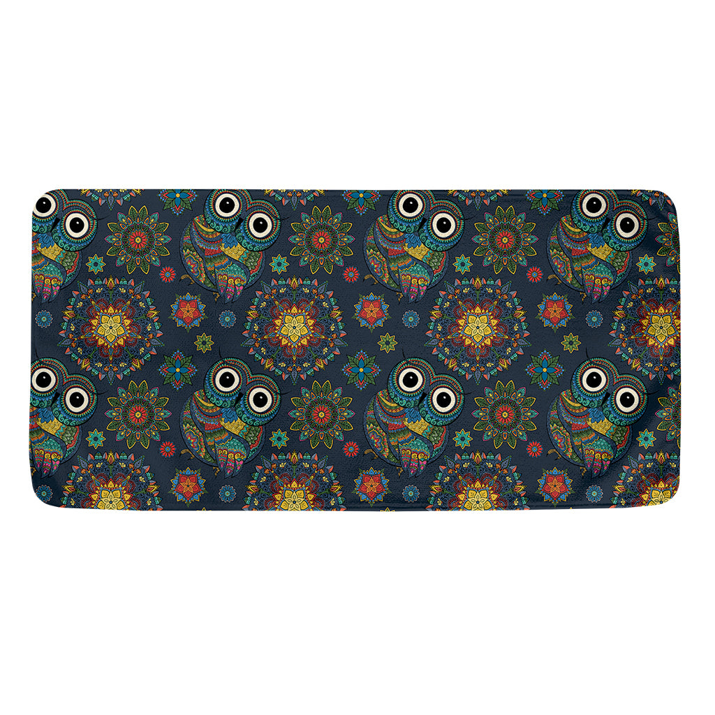 Bohemian Owl Pattern Print Towel