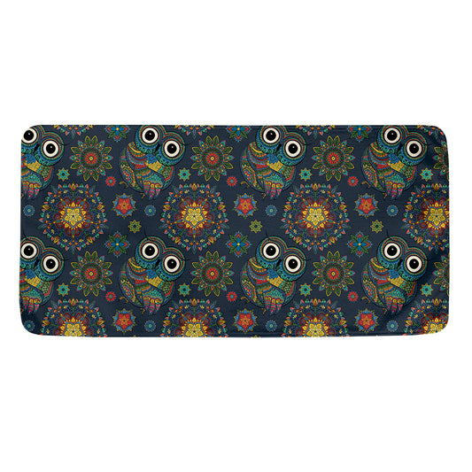 Bohemian Owl Pattern Print Towel