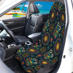 Bohemian Owl Pattern Print Waterproof Car Seat Cover