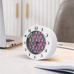 Bohemian Paisley Pattern Print Alarm Clock