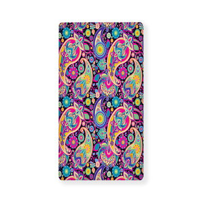 Bohemian Paisley Pattern Print Baby Crib Sheet