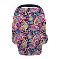 Bohemian Paisley Pattern Print Baby Seat Cover