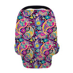Bohemian Paisley Pattern Print Baby Seat Cover