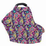Bohemian Paisley Pattern Print Baby Seat Cover
