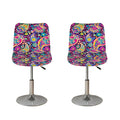 Bohemian Paisley Pattern Print Bar Stool Covers