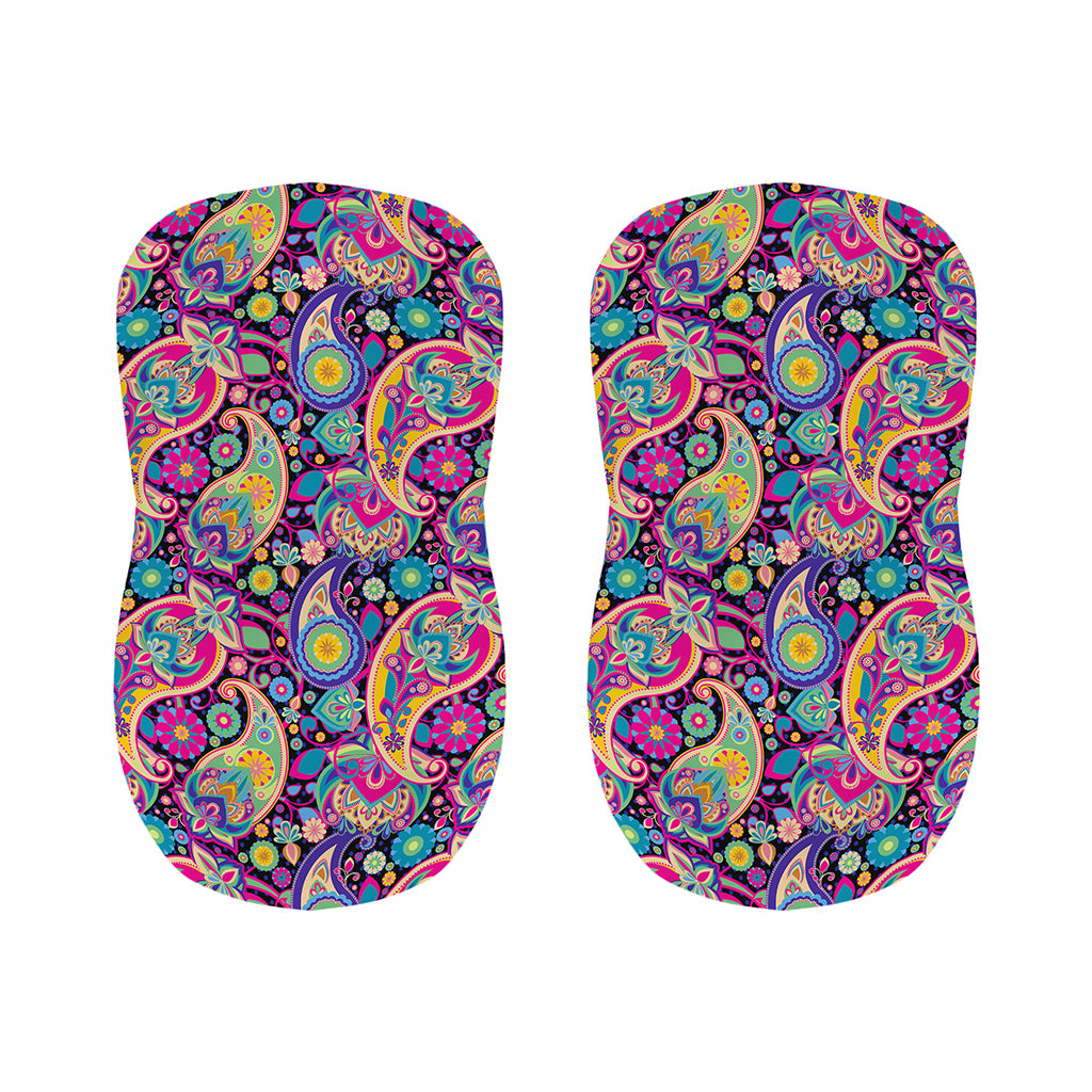 Bohemian Paisley Pattern Print Bar Stool Covers