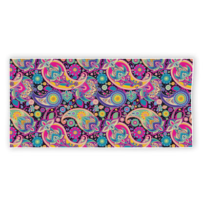 Bohemian Paisley Pattern Print Beach Towel
