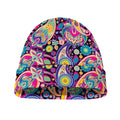 Bohemian Paisley Pattern Print Beanie