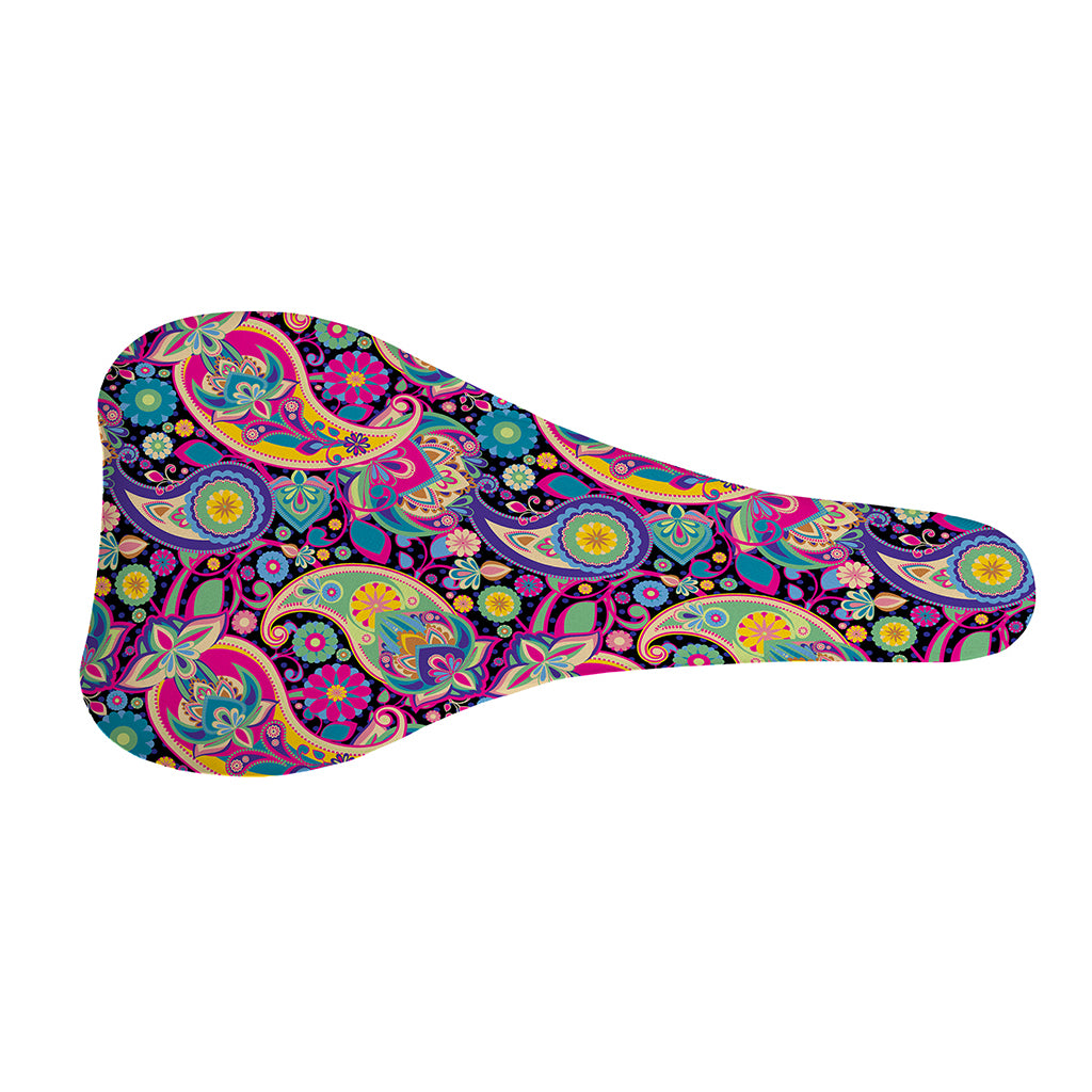 Bohemian Paisley Pattern Print Bicycle Seat Cover