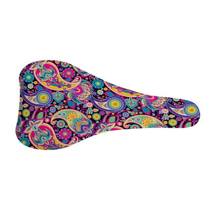 Bohemian Paisley Pattern Print Bicycle Seat Cover