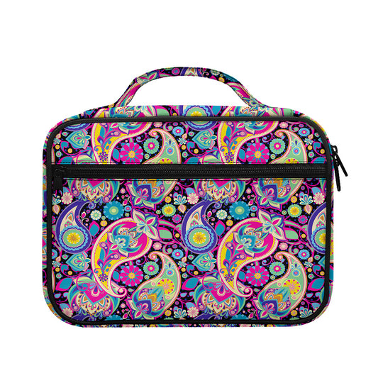 Bohemian Paisley Pattern Print Briefcase Bible Bag