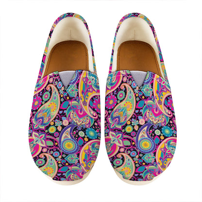 Bohemian Paisley Pattern Print Casual Shoes