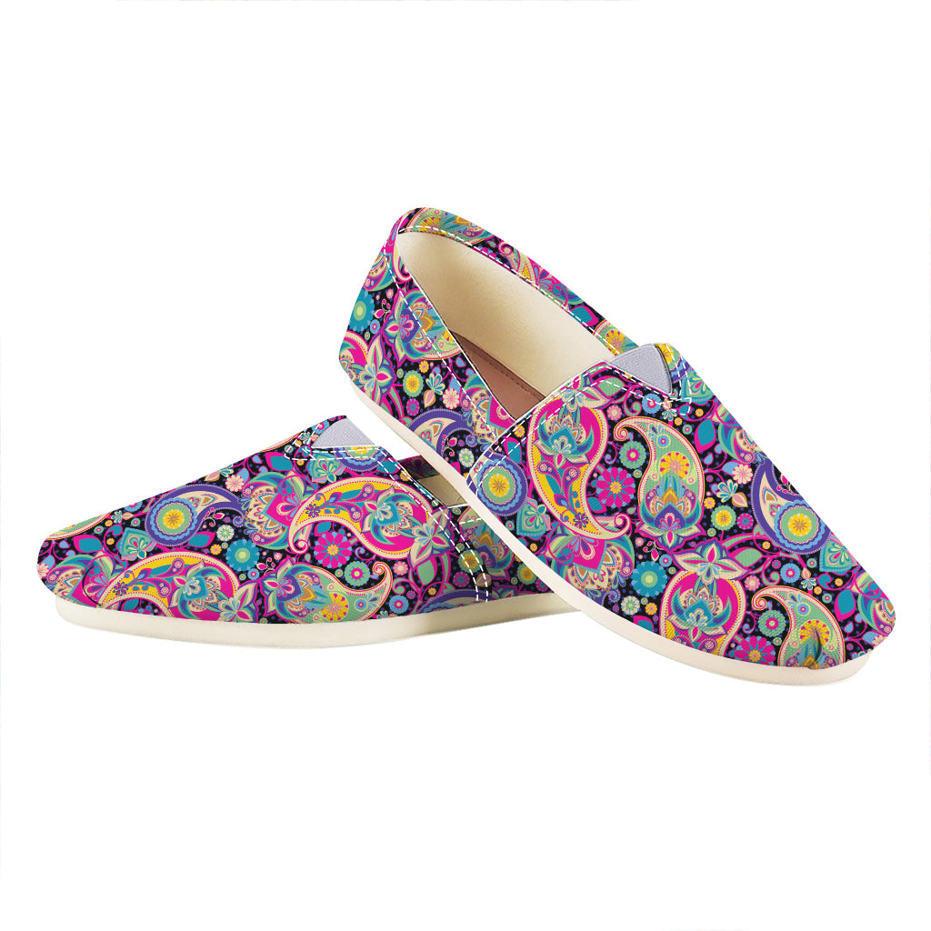 Bohemian Paisley Pattern Print Casual Shoes
