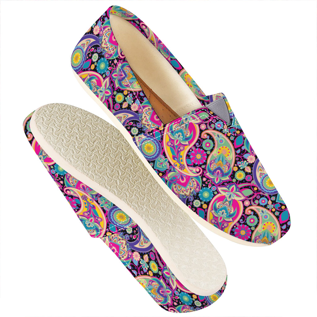 Bohemian Paisley Pattern Print Casual Shoes