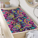 Bohemian Paisley Pattern Print Changing Pad Cover
