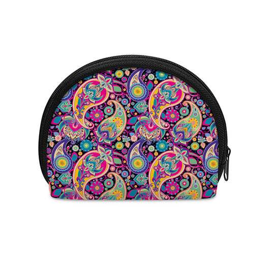 Bohemian Paisley Pattern Print Coin Purse
