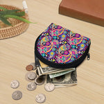 Bohemian Paisley Pattern Print Coin Purse