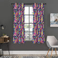 Bohemian Paisley Pattern Print Grommet Curtain Panels