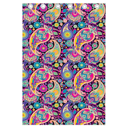 Bohemian Paisley Pattern Print Curtain