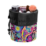 Bohemian Paisley Pattern Print Drawstring Makeup Bag