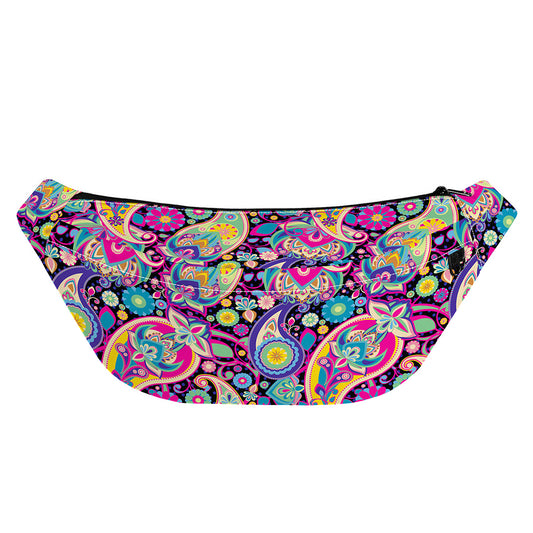 Bohemian Paisley Pattern Print Fanny Pack