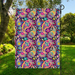 Bohemian Paisley Pattern Print Garden Flag