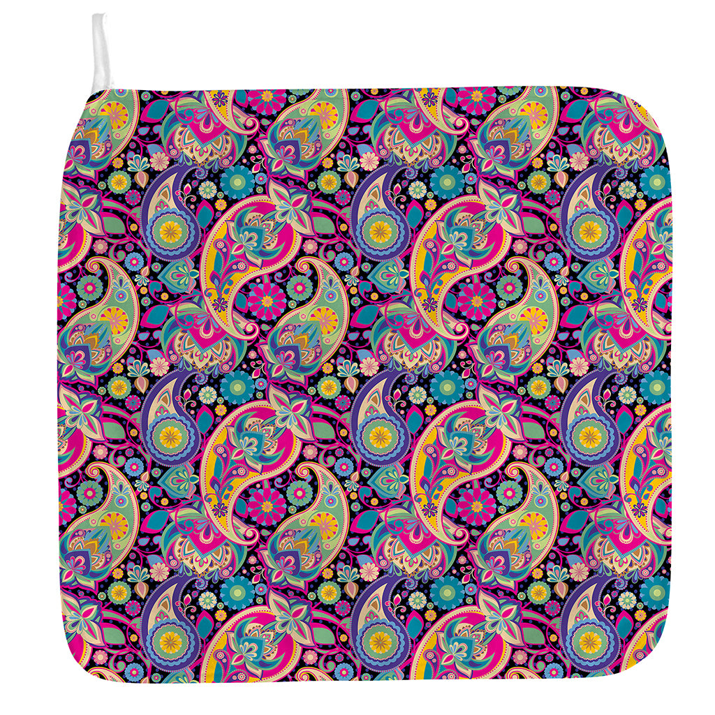 Bohemian Paisley Pattern Print Hand Towel