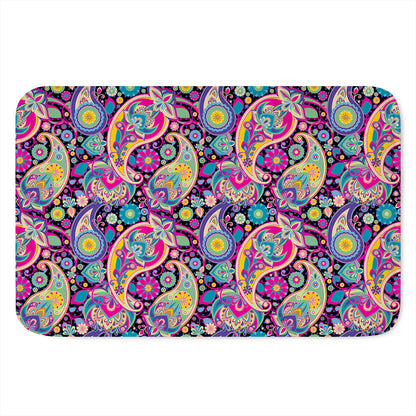 Bohemian Paisley Pattern Print Indoor Door Mat